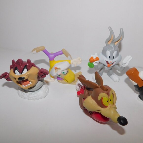 2020 McDonalds Set of 6 Looney Tunes Space Jam Figures Marvin Lola Bugs Taz + - Picture 6 of 7
